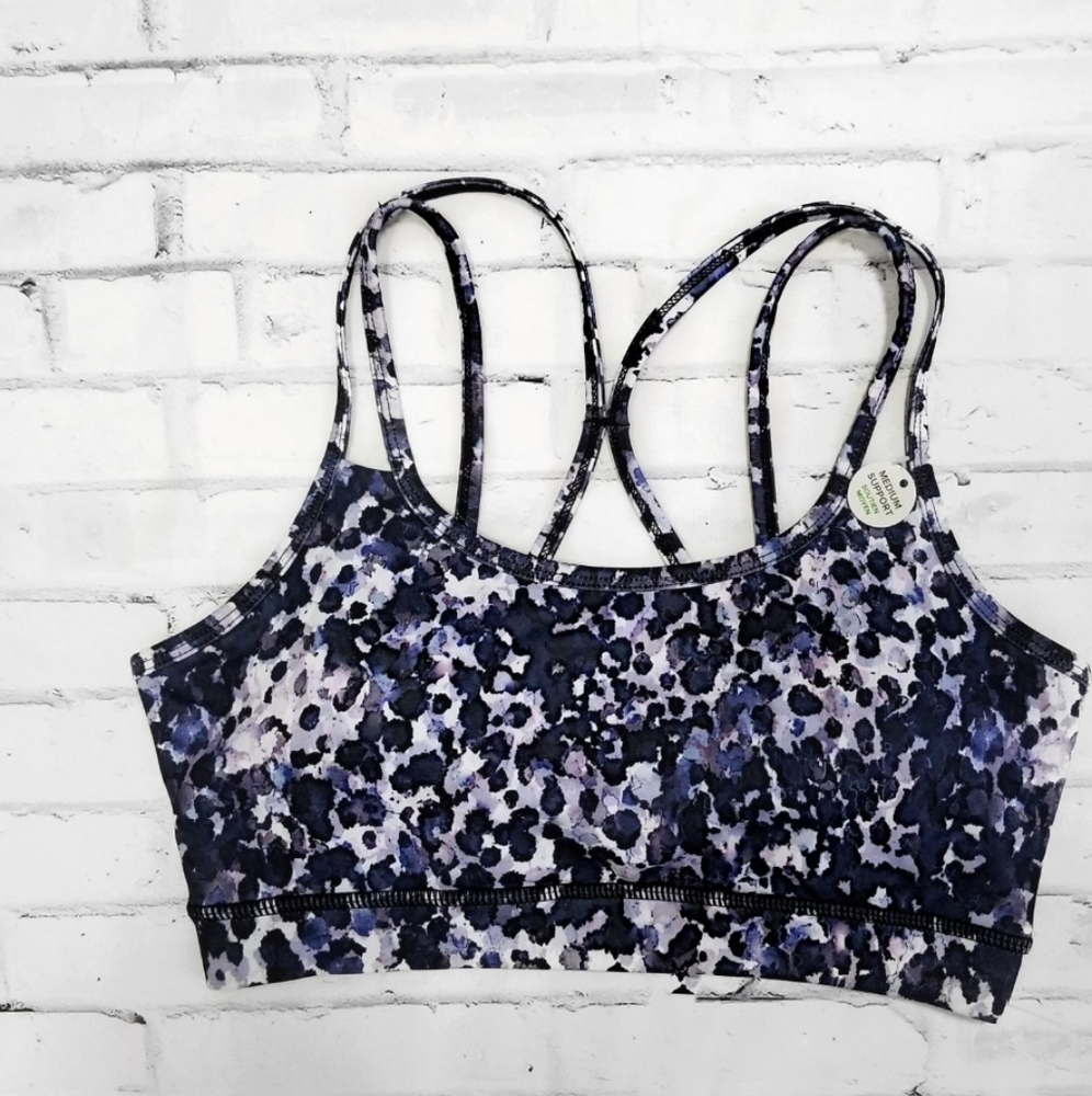 GAIAM Strappy Wireless Medium Impact Sports Bra Size XS